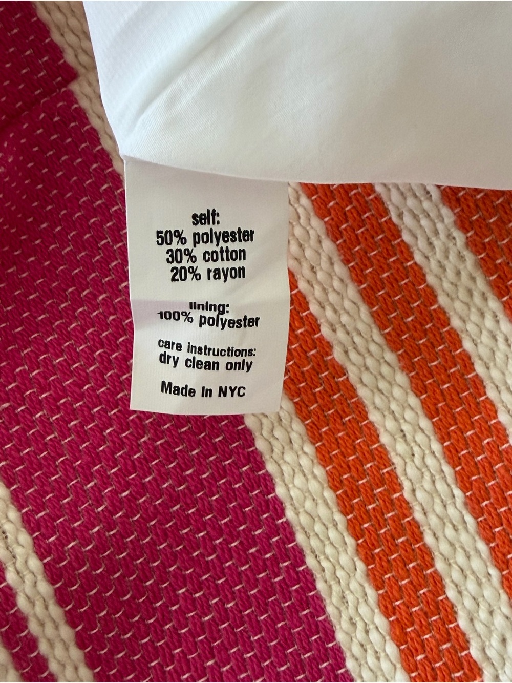 Hutch Cream, Pink, and Orange Striped Button Front Sundress - Picture 9 of 13